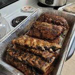 Beav's BBQ Rubs - Ribs right after coming out of the smoker