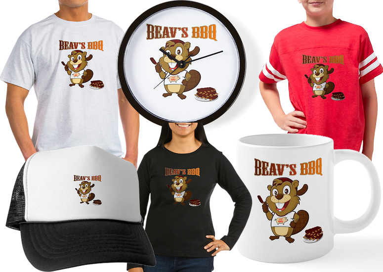 Beav's BBQ T-Shirts & merchandise