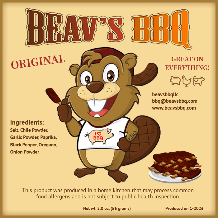 Beav’s Original BBQ Dry Rub – Classic Beavs Dry Rub