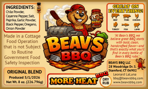 Beav’s More Heat BBQ Dry Rub – Spicy Beavs Dry Rub Blend
