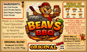 Beav’s Original BBQ Dry Rub – Classic Beavs Dry Rub