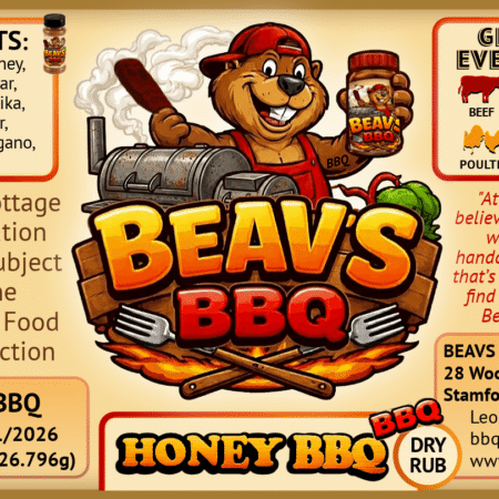 Beav’s “Honey BBQ” Dry Rub – Beavs Sweetest Dry Rub Blend