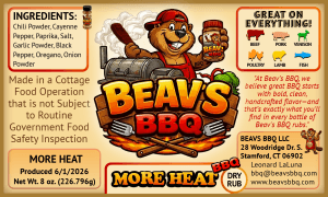 Beav’s More Heat BBQ Dry Rub – Spicy Beavs Dry Rub Blend