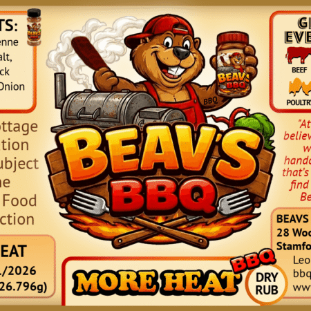 Beav’s More Heat BBQ Dry Rub – Spicy Beavs Dry Rub Blend
