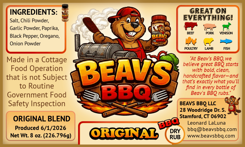 Beav’s Original BBQ Dry Rub – Classic Beavs Dry Rub